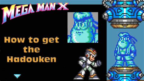 hadouken mega man x|How to get the Hadouken in Megaman X .